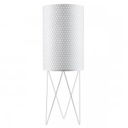 【GUBI】デンマーク・北欧デザイン照明「Pedrera floor lamp, white」フロアランプ ブラス-ホワイト(Φ390×H1130mm)