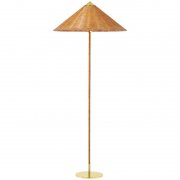 【GUBI】デンマーク・北欧デザイン照明「Tynell 9602 floor lamp, wicker willow」フロアランプ ウィッカーウィロウ(Φ630×H1540mm)