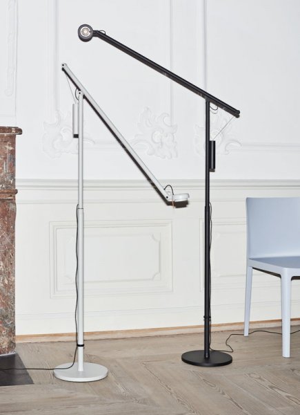 HAYۡFifty-Fifty floor lamp, blackץե ֥å(W250D900H1350mm)