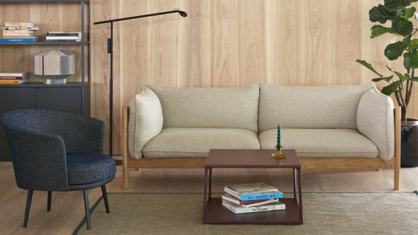 HAYۡFifty-Fifty floor lamp, blackץե ֥å(W250D900H1350mm)