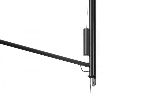 HAYۡFifty-Fifty wall lamp, soft blackץ եȥ֥åW75D1870H670mm