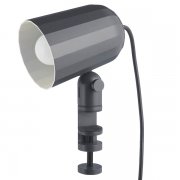 HAYۡNoc Clamp clip lamp, dark greyץåץ 졼ʦ141D102H225mm