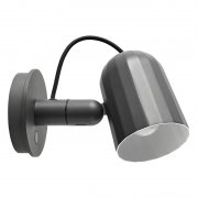 HAYۡNoc Wall Button wall lamp, dark greyץ 졼ʦ111D220H140mm