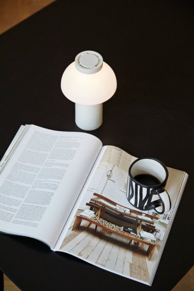 HAYۡPC Portable table lamp, cream whiteץơ֥ ꡼ۥ磻(140H220mm)