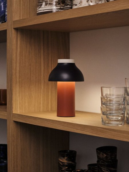 HAYۡPC Portable table lamp, dusty redץơ֥ ƥå(140H220mm)