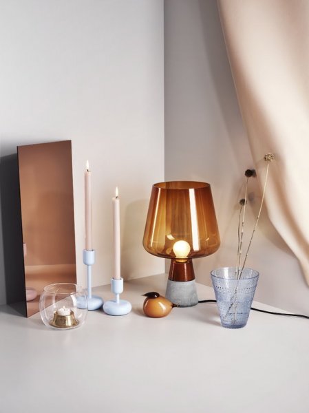 IittalaۡLeimu table lamp 30 cm, copperץơ֥ åѡ(200H300mm)