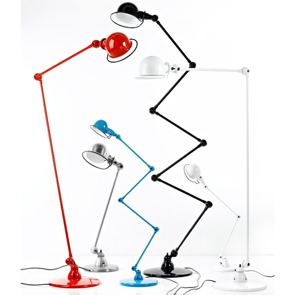 JieldéۡLoft D1260 floor lamp, whiteץե  ۥ磻(150D1200+600mm)