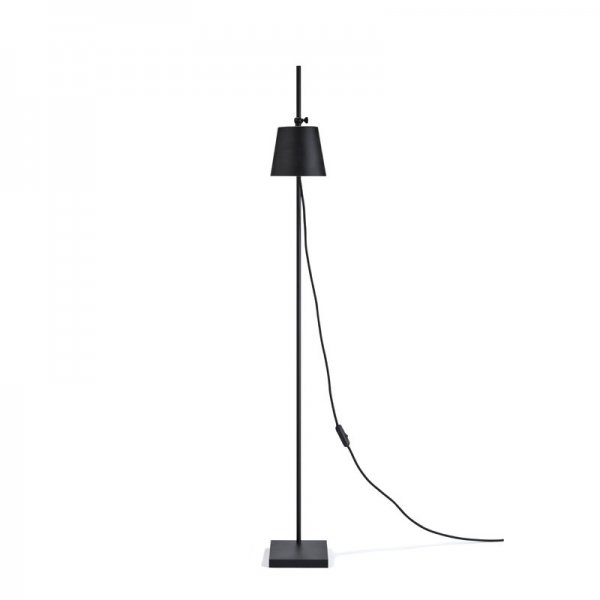 KarakterۡSteel Lab Light floor lamp, blackץե  ֥å(W145D232H1250mm)