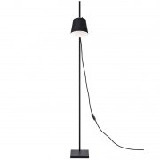 KarakterۡSteel Lab Light floor lamp, blackץե  ֥å(W145D232H1250mm)