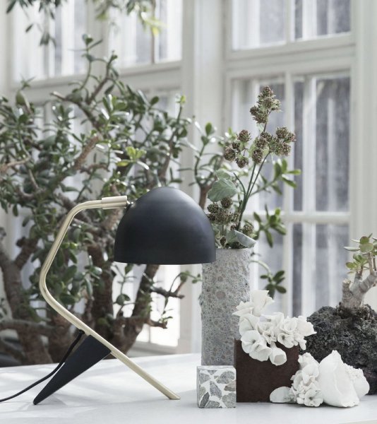 Klassik StudioۡStudio 1 table lamp, matt black - brassץơ֥ ޥåȥ֥å-֥饹(W150D250H400mm)