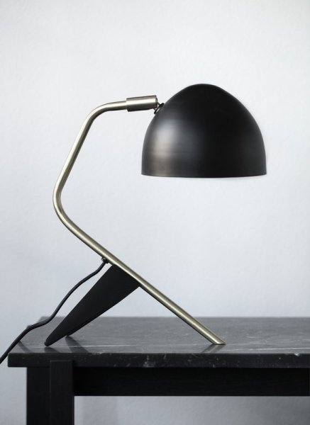 Klassik StudioۡStudio 1 table lamp, matt black - brassץơ֥ ޥåȥ֥å-֥饹(W150D250H400mm)