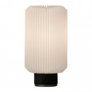 【Le Klint】デンマーク・北欧デザイン照明「Cylinder table lamp, small」テーブルランプ ブラックオーク(Φ140×H250mm)