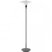 【Louis Poulsen】「PH 3 1／2 - 2 1／2 floor lamp, chrome plated」フロアランプ  クロームプレーテッド(Φ330×H1300mm)