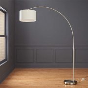 アメリカ・デザイン照明アーチ型フロアライト「BIG DIPPER」1灯クローム（W460×D1720×H2140mm）