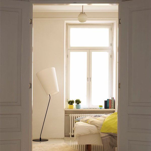 LundiaۡSoihtu floor lamp, blackץե ֥å(500D730H1800mm)