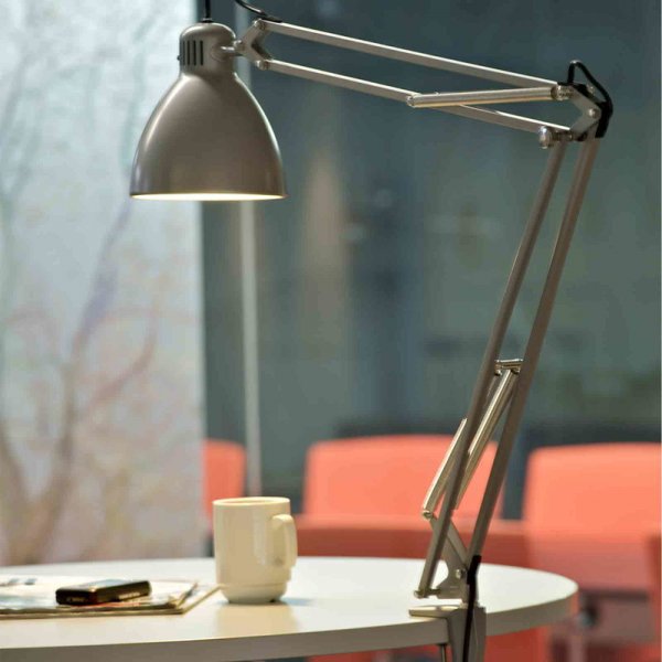LuxoۡL-1 LED desk lamp, aluminium greyץơ֥ LED ߥ˥॰졼(160D1040mm)