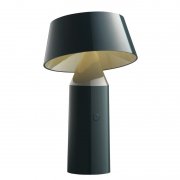 【Marset】スペイン・北欧デザイン照明「Bicoca table lamp, anthracite」コードレステーブルランプ アントラシテ(Φ140×H225mm)