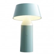 【Marset】スペイン・北欧デザイン照明「Bicoca table lamp, light blue」コードレステーブルランプ ライトブルー(Φ140×H225mm)