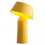 【Marset】スペイン・北欧デザイン照明「Bicoca table lamp, yellow」コードレステーブルランプ イエロー(Φ140×H225mm)