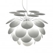 【Marset】スペイン・北欧デザイン照明「Discoco 53 pendant, white」ペンダントライト ホワイト（Φ530×H425mm)