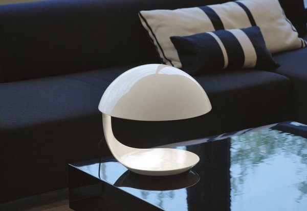 Martinelli LuceۡCobra table lamp, whiteץơ֥ ۥ磻(400H400mm)