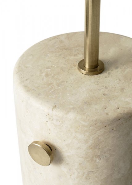 MenuۡJWDA floor lamp, travertine - brushed brassץե ȥС-֥åɥ֥饹(390H1500mm)