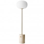 MenuۡJWDA floor lamp, travertine - brushed brassץե ȥС-֥åɥ֥饹(390H1500mm)