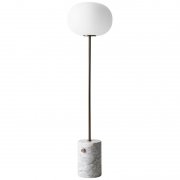 【Menu】「JWDA floor lamp, white marble - bronzed brass」フロアランプ ホワイトマーブル-ブロンズドブラス(Φ390×H1500mm)