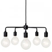 MenuۡTribeca Leonard pendant lamp, blackץǥ ֥åʦ460H150mm)