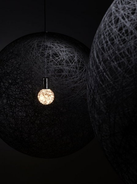 MoooiۡRandom Light II pendant, medium, blackץǥ ߥǥ ֥åʦ800mm)