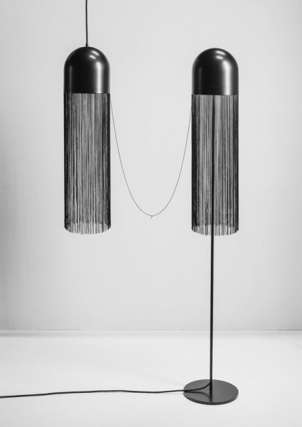 Muoto2ۡHide floor lamp, 60 cm fringesץե 60cmե(200H1500mm)