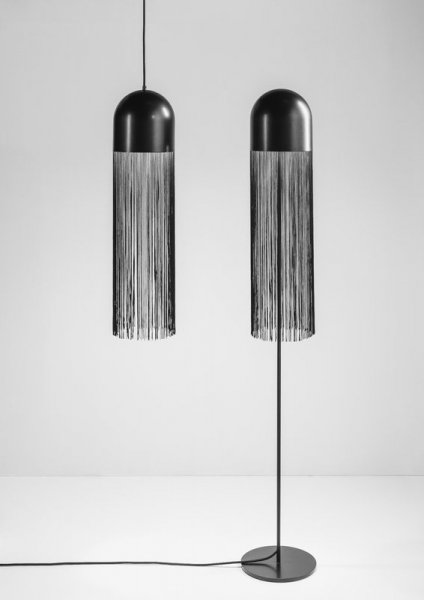 Muoto2ۡHide floor lamp, 60 cm fringesץե 60cmե(200H1500mm)