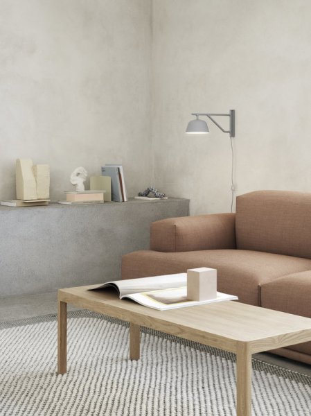 MuutoۡAmbit wall lamp, greyץ饤 졼 W167D407H195mm)