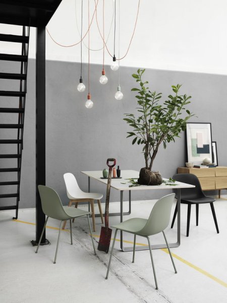 MuutoۡE27 LED pendant, blackץڥȥ饤 ֥åʦ125H230mm)