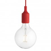 【Muuto】「E27 LED pendant, red」ペンダントライト レッド（Φ125×H230mm)