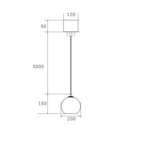 HERMOSAۥڥȥ饤ȡACE LAMPS1GRAYW200H180mm