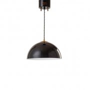 【HERMOSA】ペンダントライト「COPEN LAMP・S」1灯・BLACK（W350×H175mm）