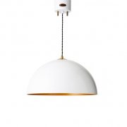 【HERMOSA】ペンダントライト「COPEN LAMP・L」1灯・WHITE（W500×H250mm）