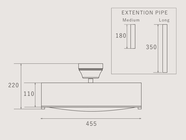 HERMOSAۥˡ 󥰥סNEIL CEILING LAMPץСW455H220mm