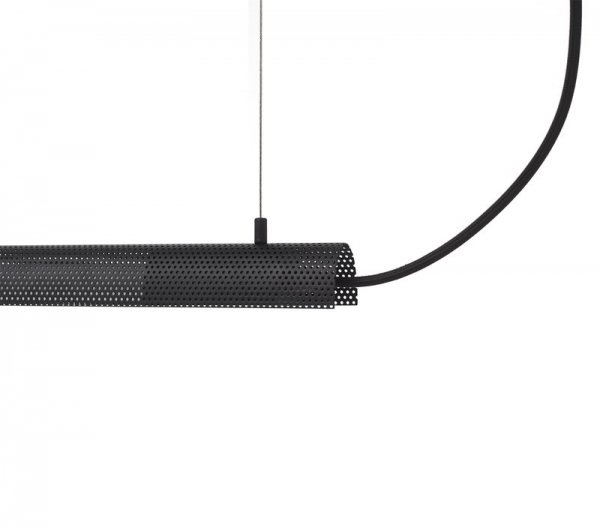 NUADۡRadent pendant lamp 70 cm, blackץǥ ֥åW700D45H58mm)