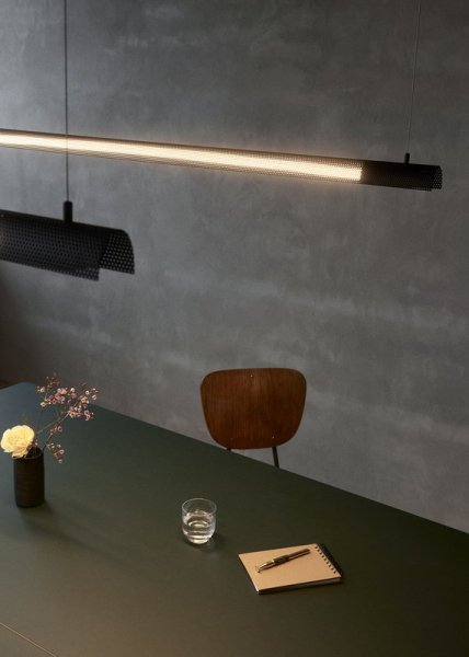 NUADۡRadent pendant lamp 70 cm, blackץǥ ֥åW700D45H58mm)