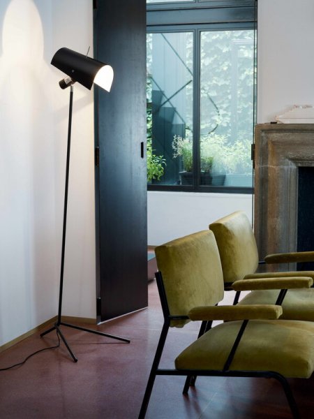 Nemo LightingۡClaritas floor lamp, blackץե ֥å(W500D470H1640mm)