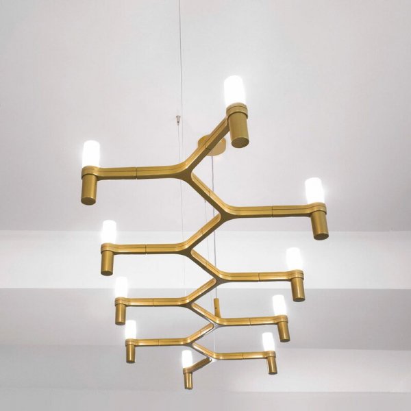 Nemo LightingۡCrown Plana Linea pendant, matt goldץǥ ޥåȥɡW1680D570H160mm)