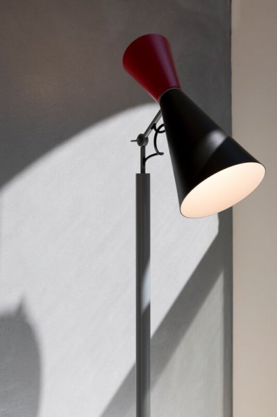 Nemo LightingۡParliament floor lamp, black - redץե ֥å-å(260H1700-1800mm)