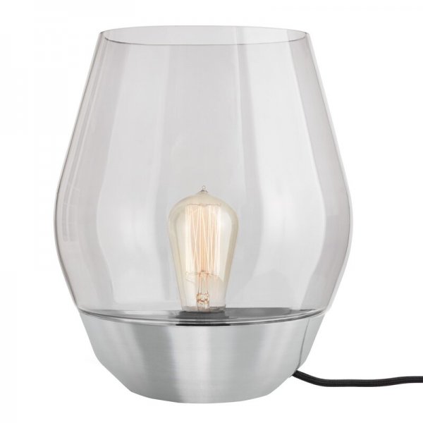 New WorksۡBowl table lamp, steel - light smoked glassץơ֥ -饤ȥ⡼饹(250H300mm)