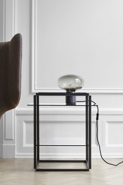 New WorksۡKarl-Johan table lamp, black marbleץơ֥ ֥åޡ֥(230H235mm)