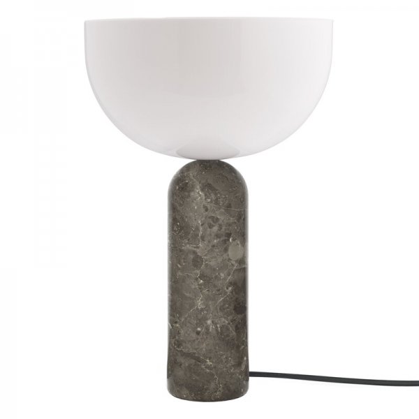 New WorksۡKizu table lamp, large, grey marbleץơ֥ 졼ޡ֥(300H450mm)