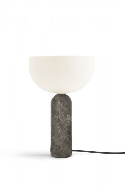 New WorksۡKizu table lamp, large, grey marbleץơ֥ 졼ޡ֥(300H450mm)