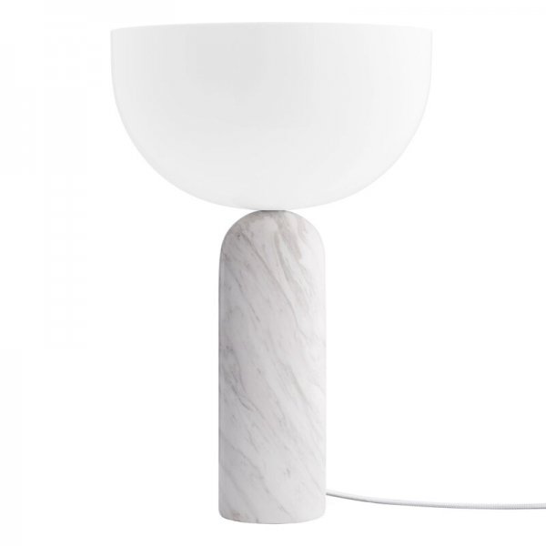 New WorksۡKizu table lamp, large, white marbleץơ֥ ۥ磻ȥޡ֥(300H450mm)