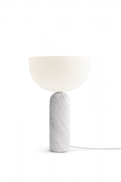 New WorksۡKizu table lamp, large, white marbleץơ֥ ۥ磻ȥޡ֥(300H450mm)